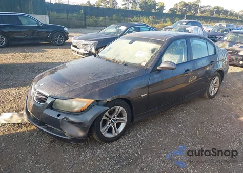 2008 BMW 328Xi из США, поврежденный, VIN WBAVC73578KP39182